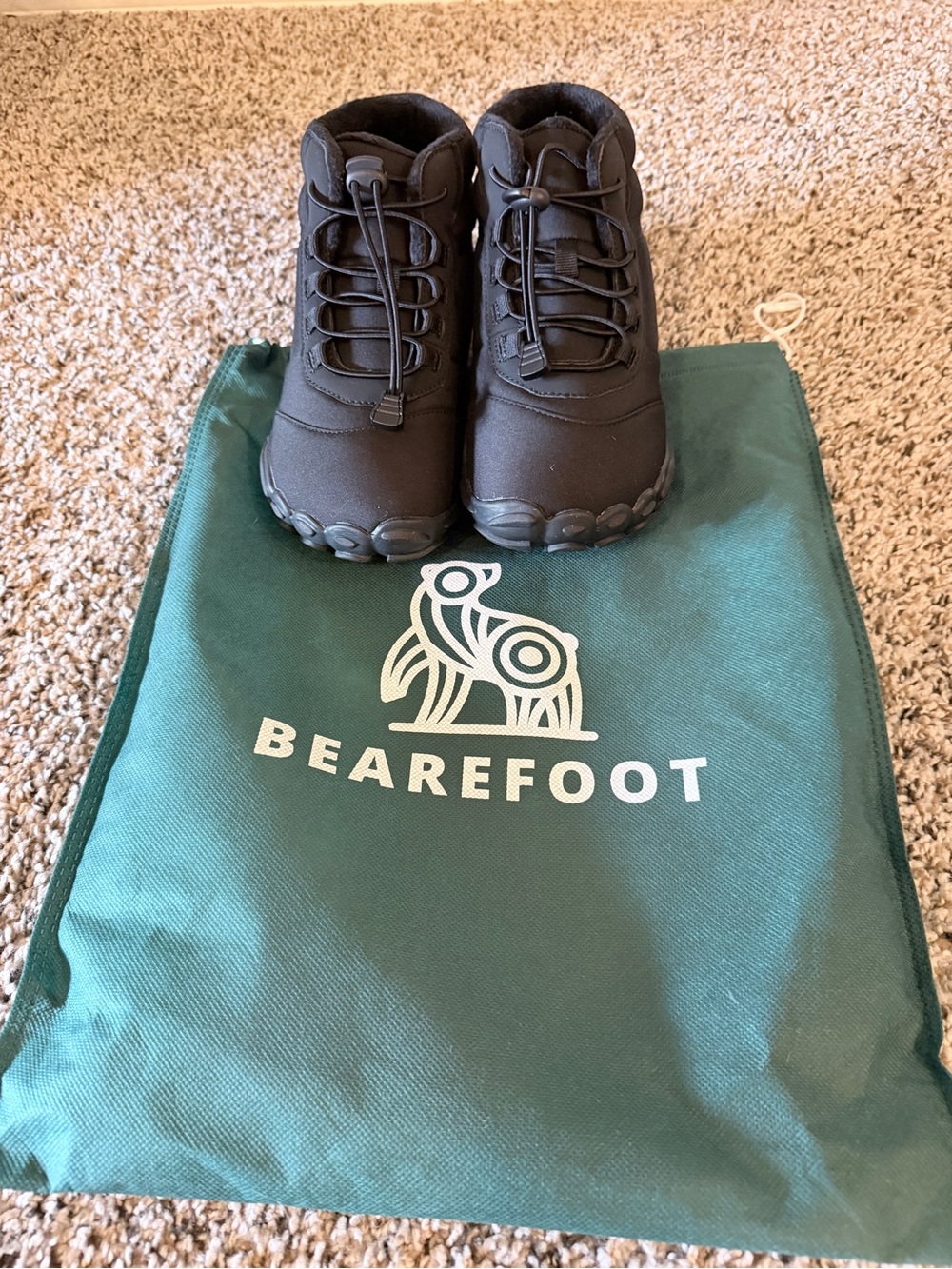 Women's Black Minimalist Trail Sneakers